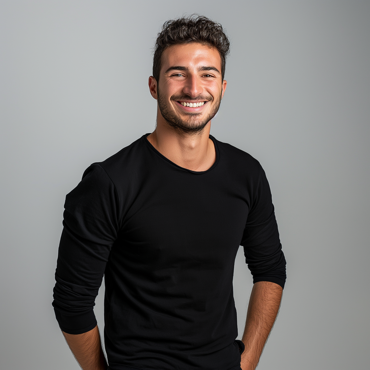 Mercerized Supima Crew Neck T-Shirt (Full Sleeve)