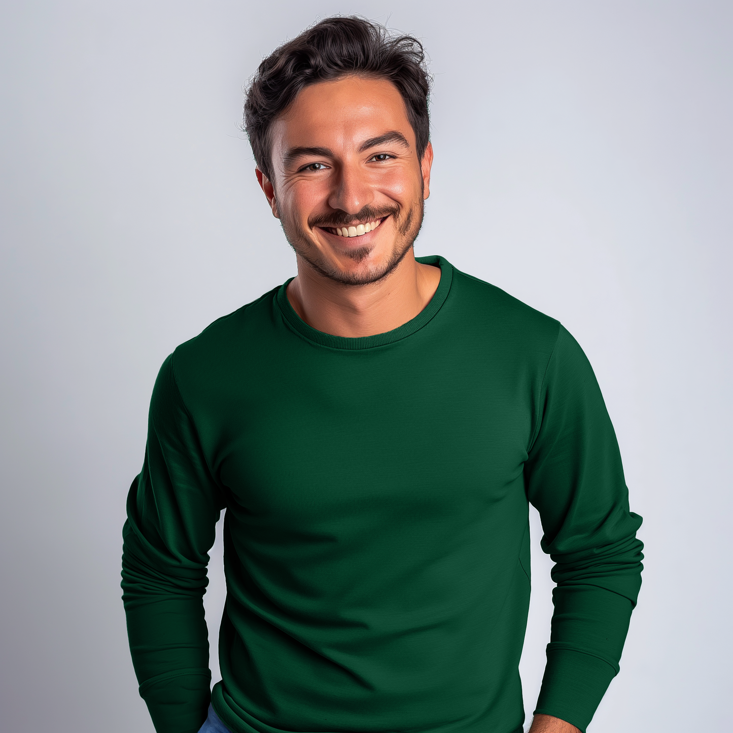 Mercerized Supima Crew Neck T-Shirt (Full Sleeve)