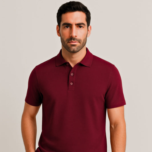 Exclusive Interlock Supima Polos for Elite Men