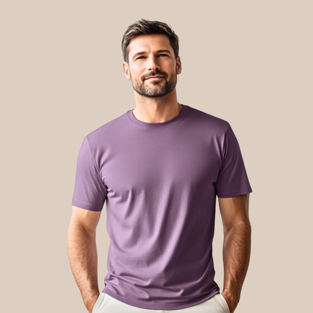Mercerized Supima Crew Neck T-Shirt
