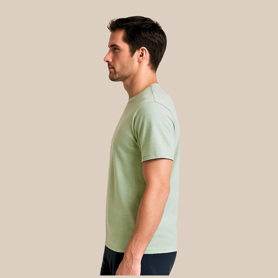 Mercerized Supima Crew Neck T-Shirt