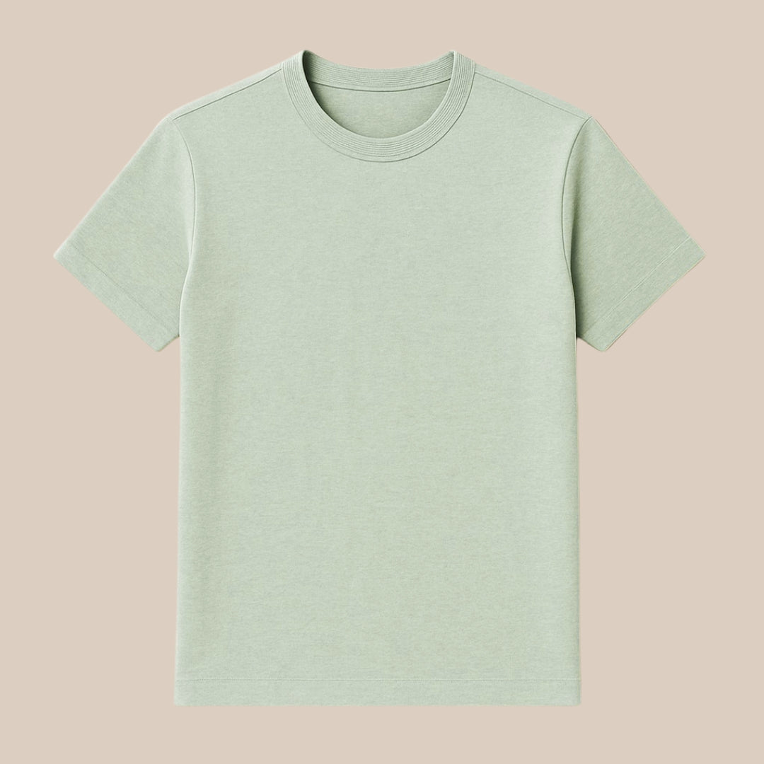 Mercerized Supima Crew Neck T-Shirt
