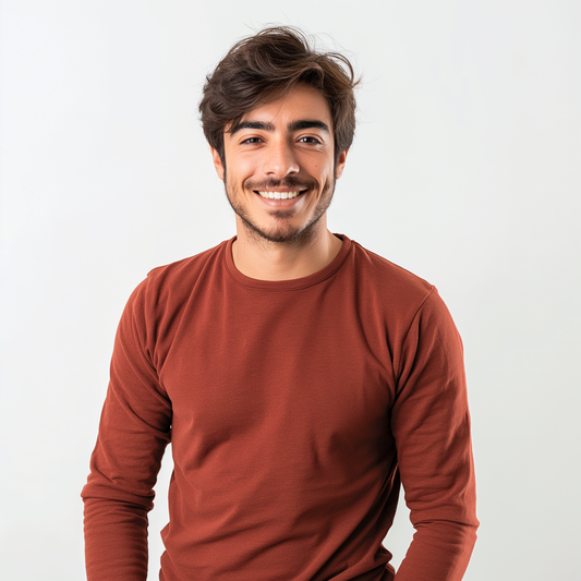 Mercerized Supima Crew Neck T-Shirt (Full Sleeve)