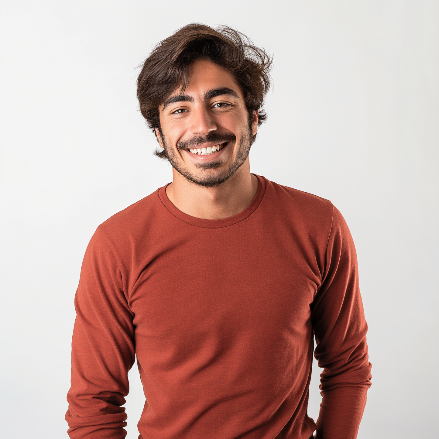 Mercerized Supima Crew Neck T-Shirt (Full Sleeve)