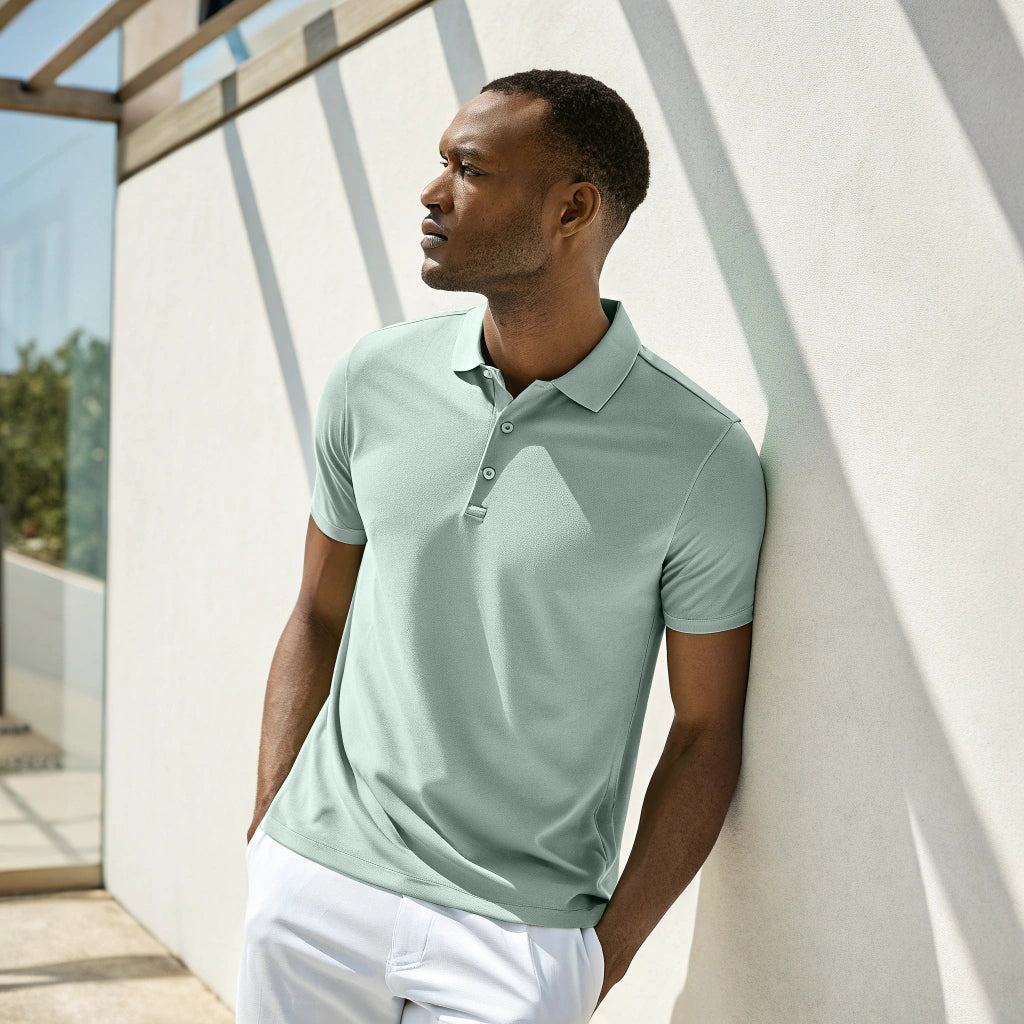 Exclusive Interlock Supima Polos for Elite Men