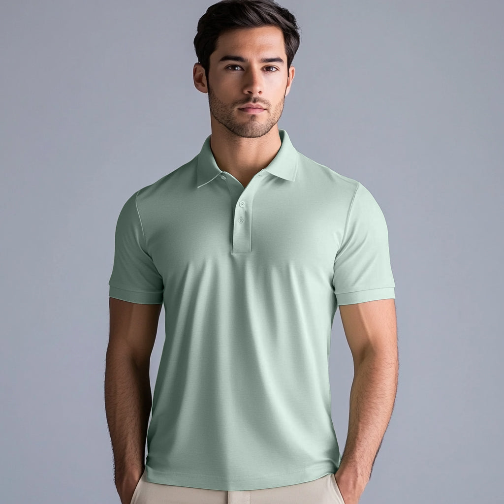 Exclusive Interlock Supima Polos for Elite Men