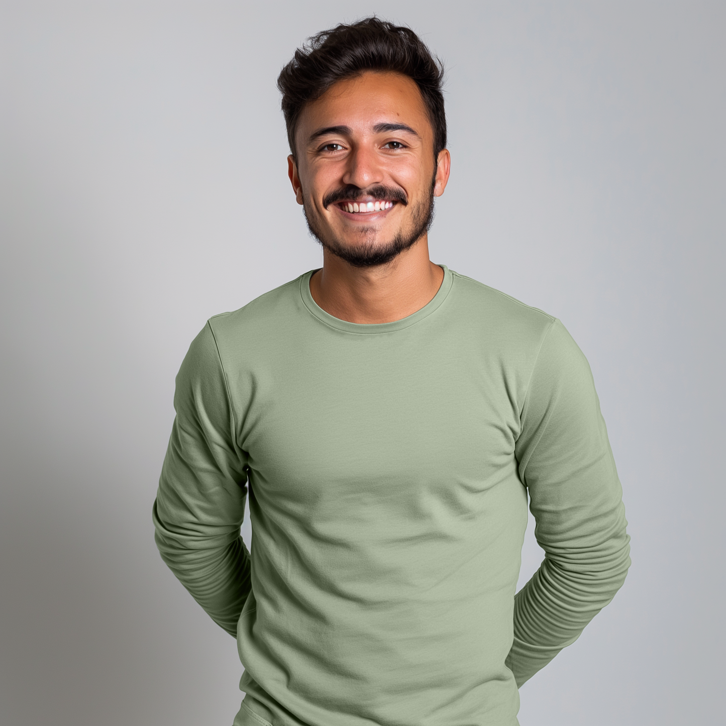 Mercerized Supima Crew Neck T-Shirt (Full Sleeve)