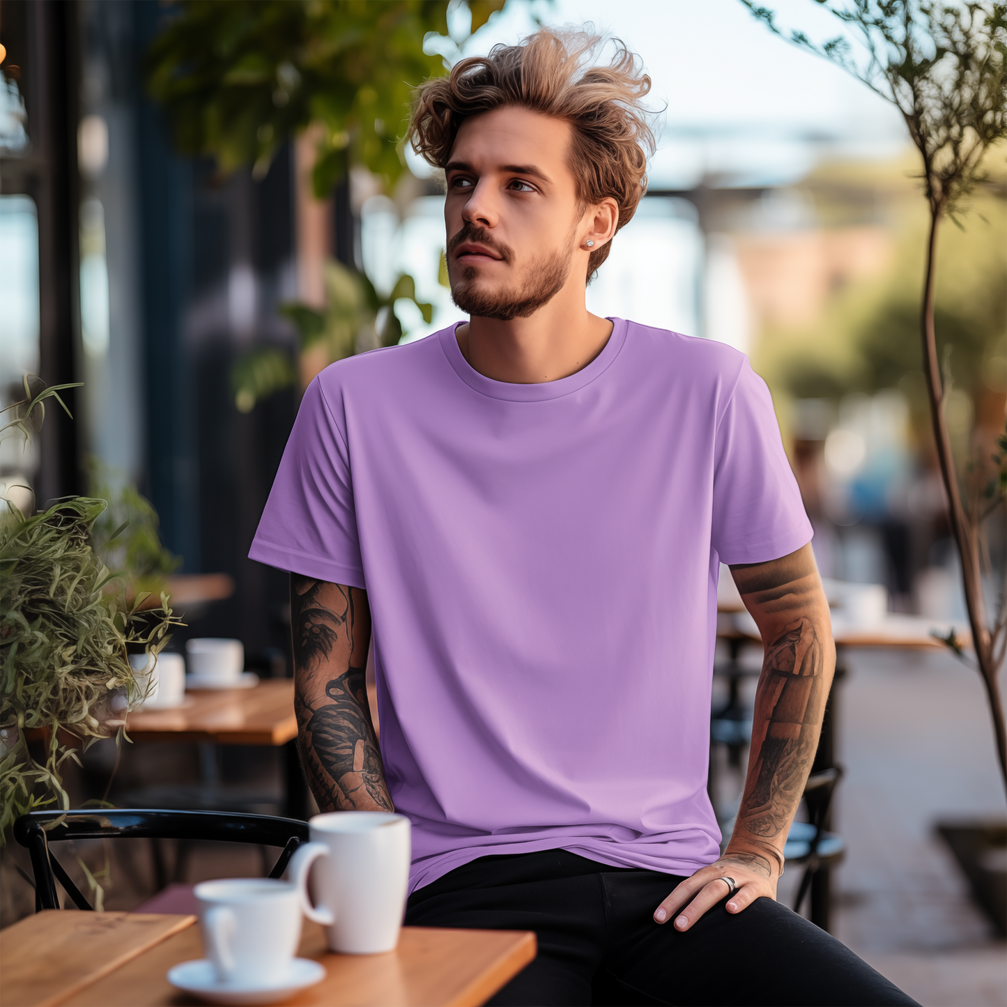 Mercerized Organic Cotton Crew Neck (Half Sleeve)
