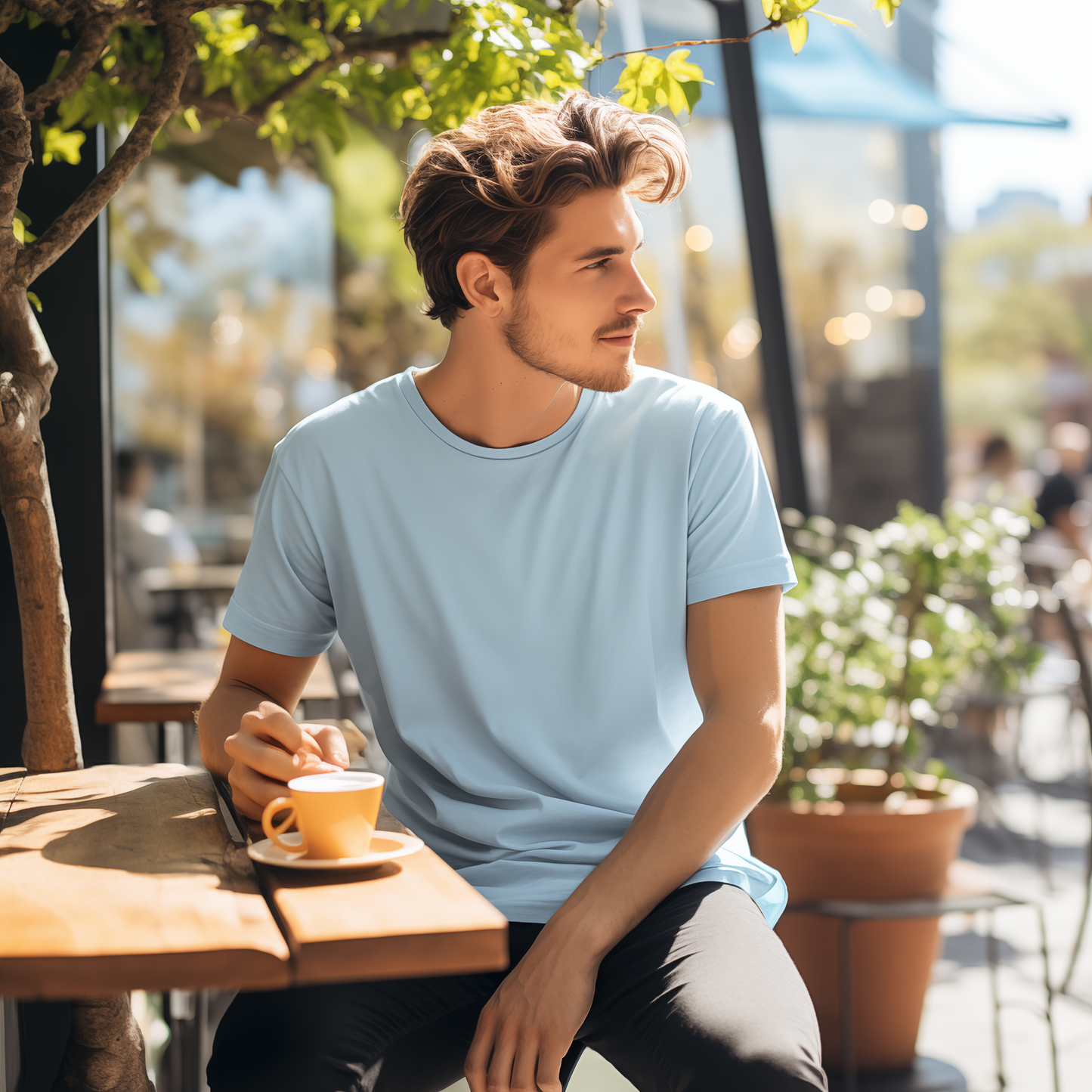 Mercerized Organic Cotton Crew Neck (Half Sleeve)