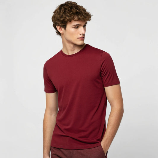 Mercerized Supima Crew Neck T-Shirt